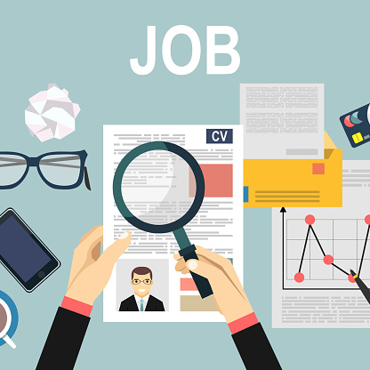 concept of job searching.