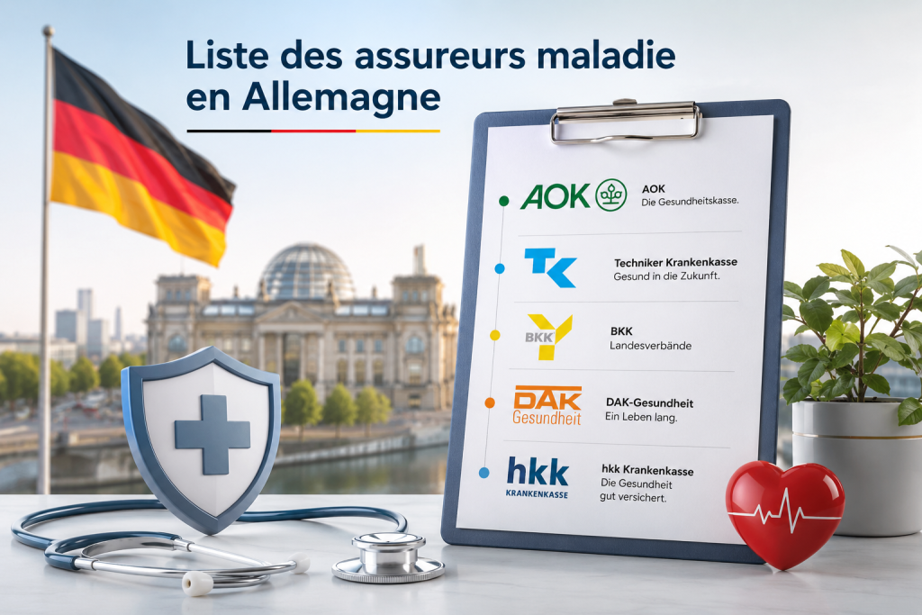 Liste des assureurs maladie en Allemagne assureurs maladie all